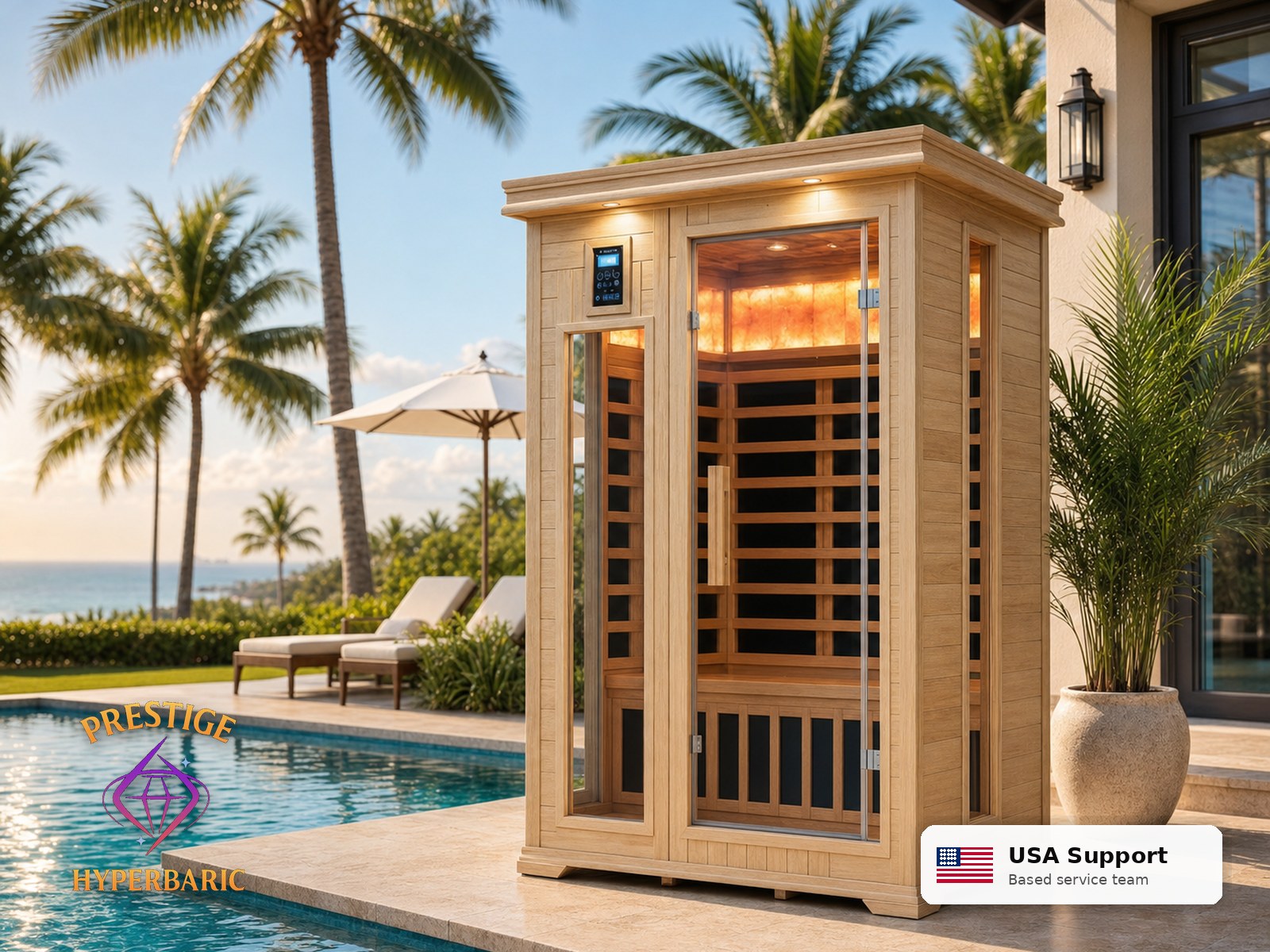 Prestige Wellness sauna lifestyle installation