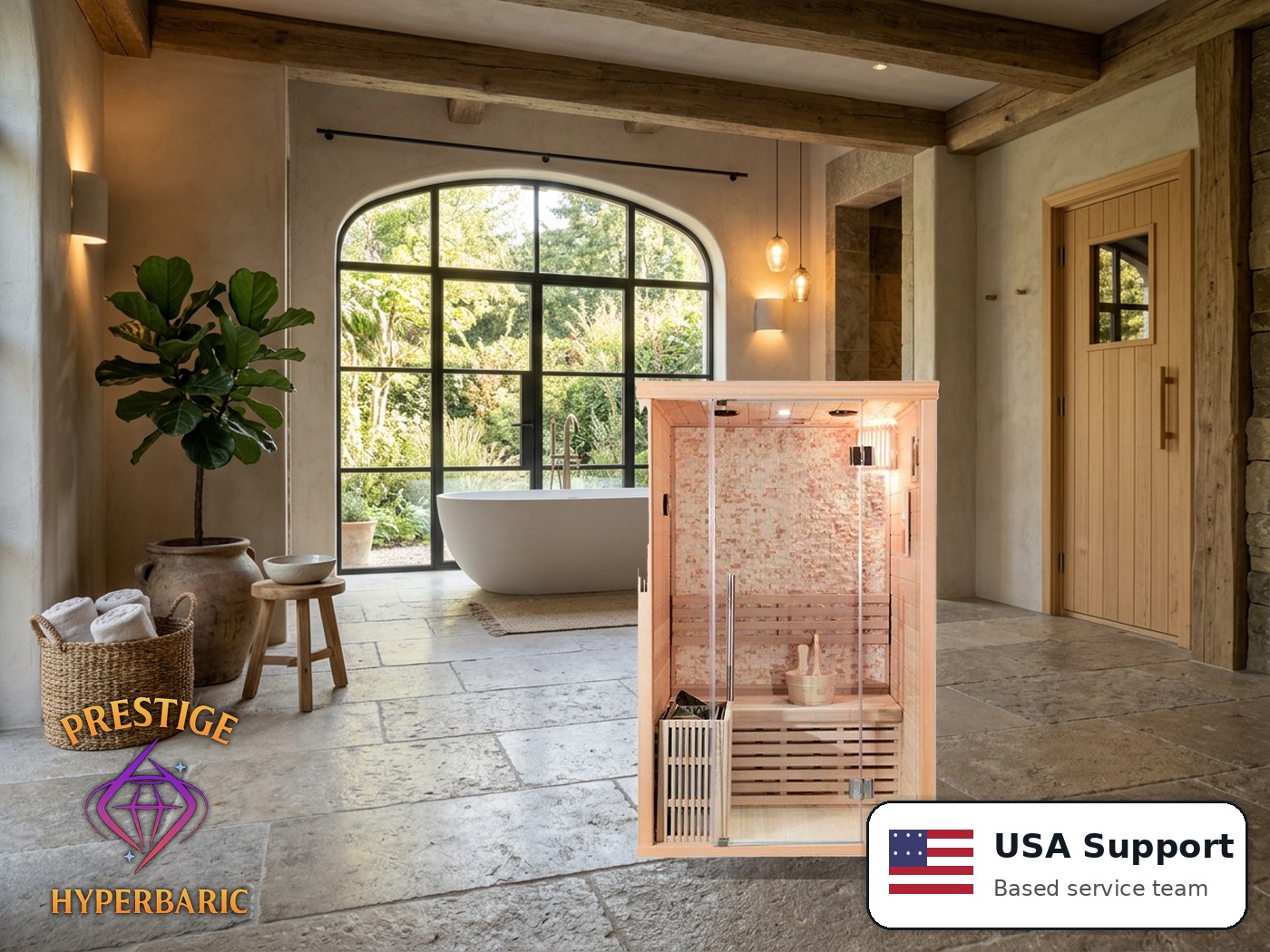 Mosaic Steam Saunas lifestyle product image