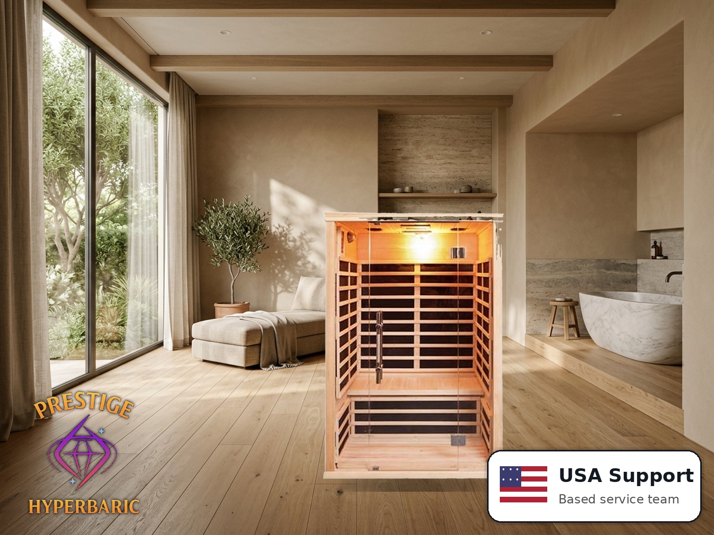 Glass Front Saunas lifestyle product image